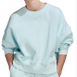 Adidas Adicolor essentials crewneck fleece sweatshirt and fleece joggers